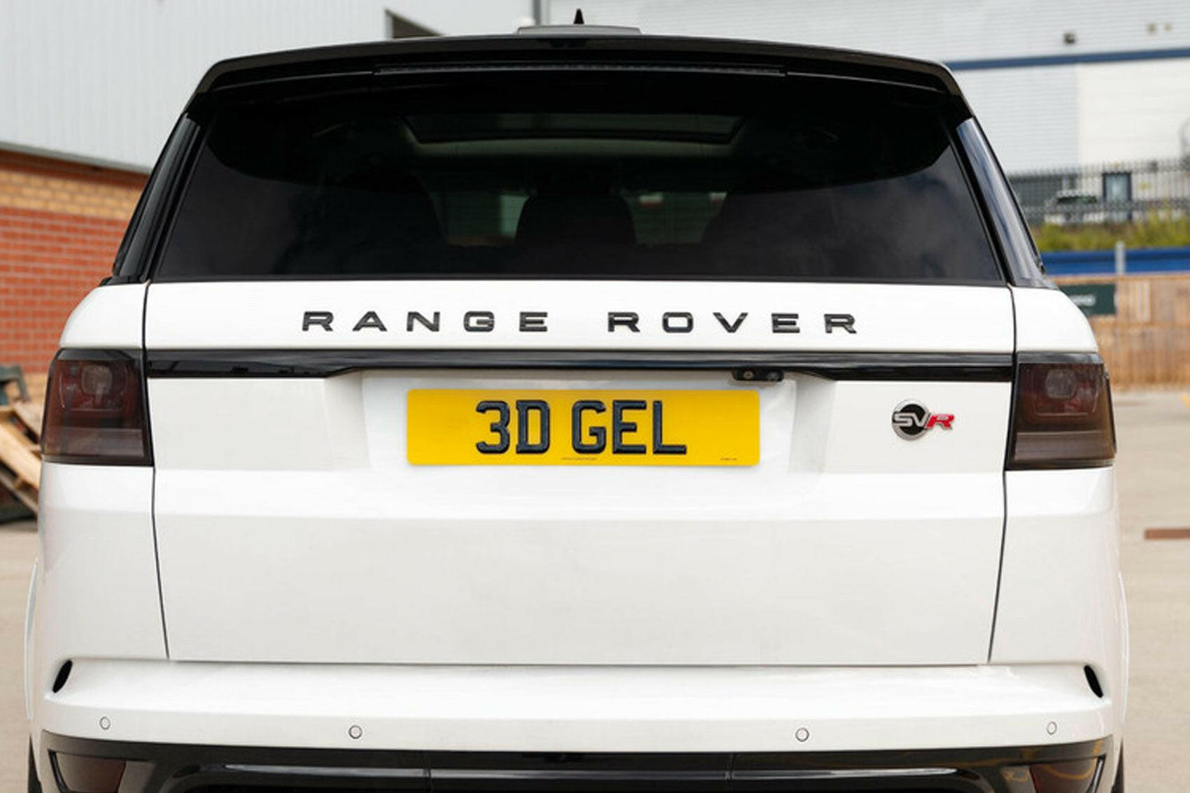 3D Gel Road Legal Number Plates