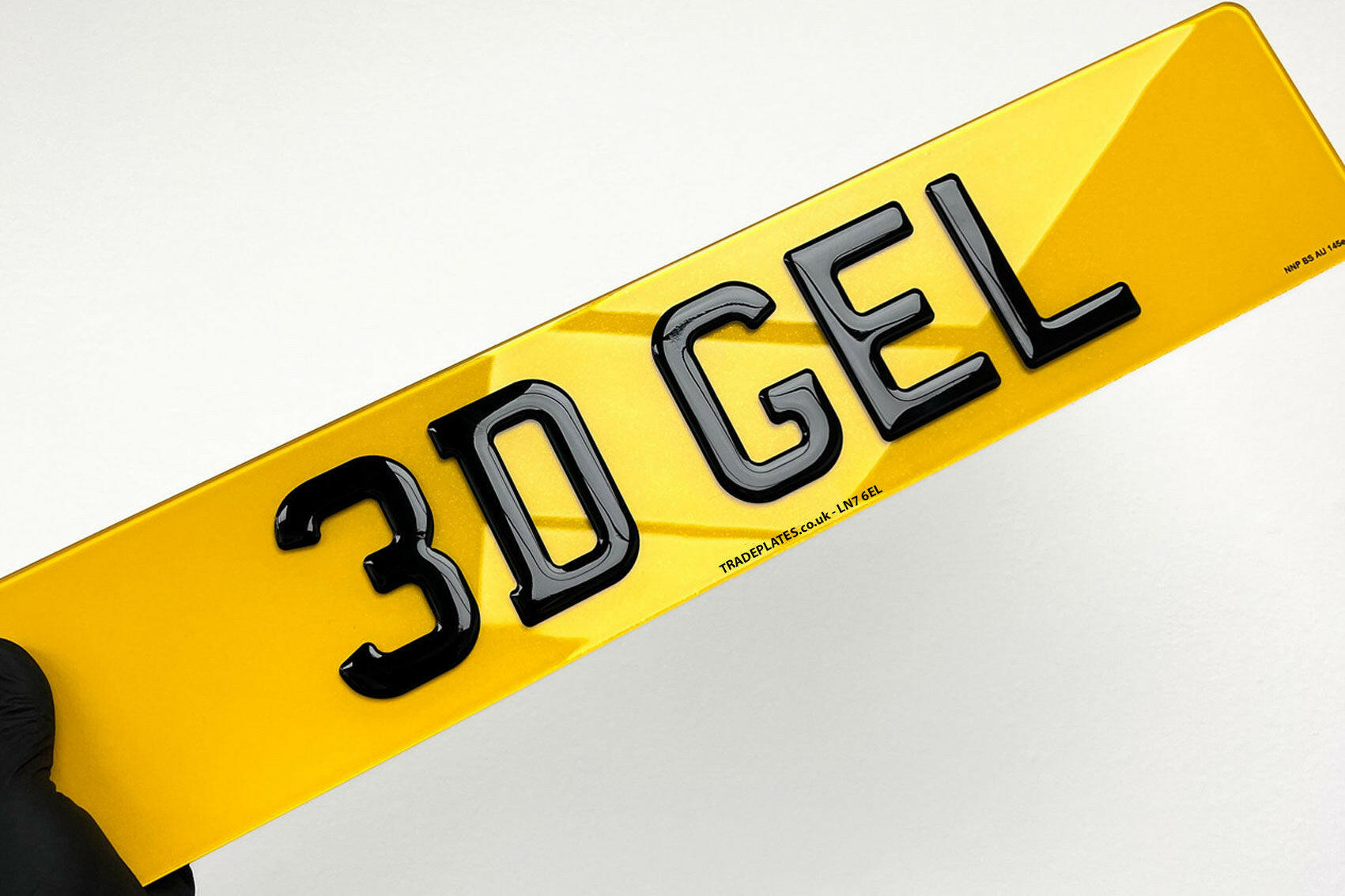 3D Gel Number Plates