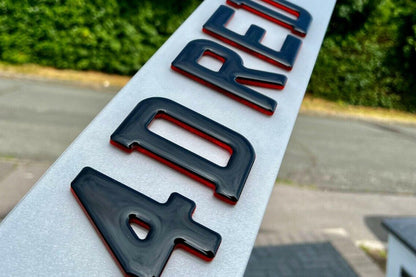 4D Gel 5mm NEON RED Show Plates