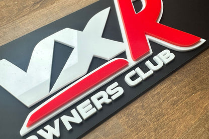 VXR Owners Club Show Plates