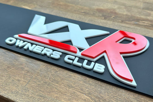 VXR Owners Club Show Plates
